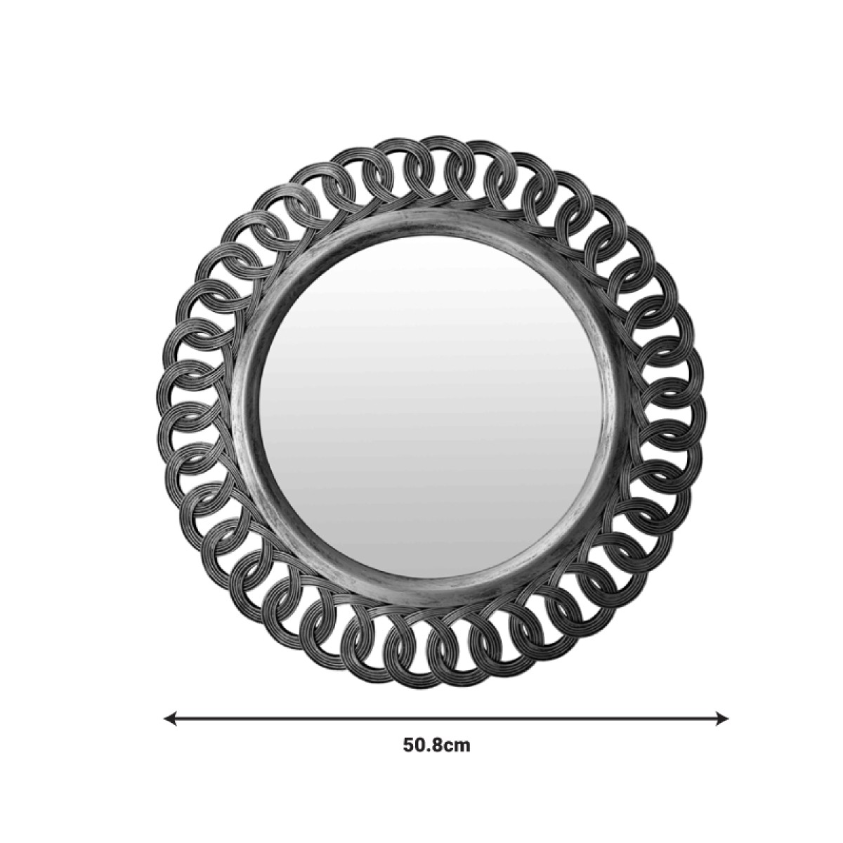 Καθρέπτης Atic Inart σε χρυσή αντικέ απόχρωση Φ50.8x5.3εκ Καθρέπτης Atic Inart σε χρυσή αντικέ απόχρωση Φ50.8x5.3εκ