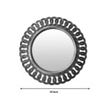 Καθρέπτης Atic Inart σε χρυσή αντικέ απόχρωση Φ50.8x5.3εκ Καθρέπτης Atic Inart σε χρυσή αντικέ απόχρωση Φ50.8x5.3εκ