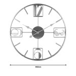 Ρολόι τοίχου Karf Inart μέταλλο σε χρυσή απόχρωση 60x3x60εκ