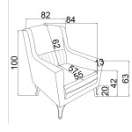 Πολυθρόνα Medea pakoworld ύφασμα σε μπεζ απόχρωση 82x84x100εκ Πολυθρόνα Medea pakoworld ύφασμα σε μπεζ απόχρωση 82x84x100εκ