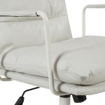 Καρέκλα γραφείου διευθυντη Kreno pakoworld PES γκρι 56x67x89-97εκ