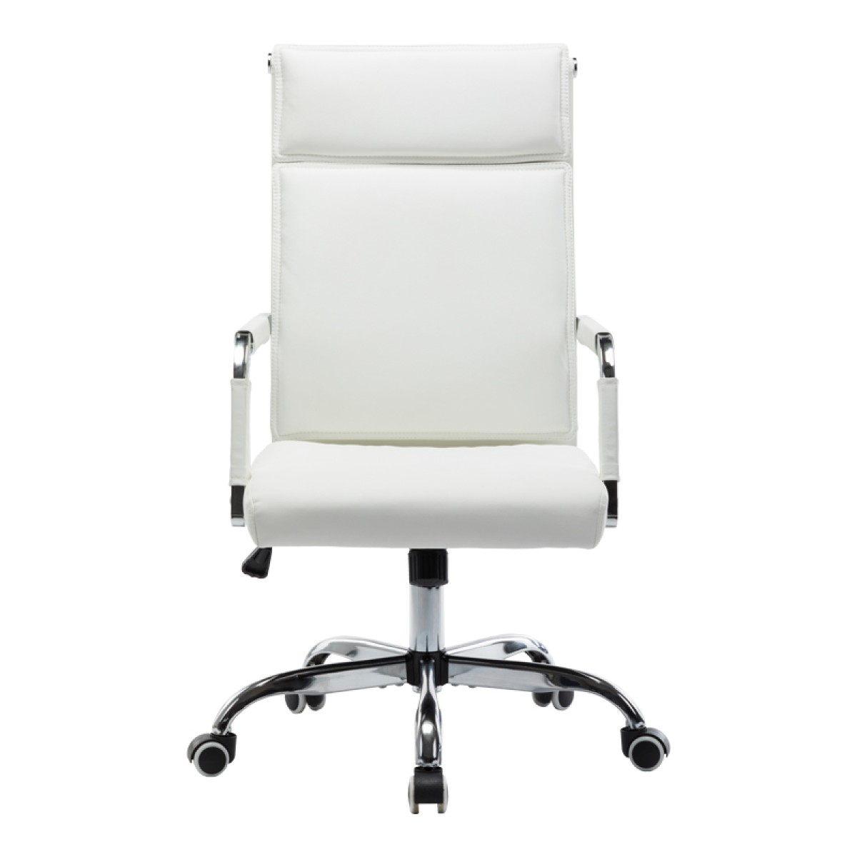 Καρέκλα γραφείου διευθυντη Mavel pakoworld PU λευκό 55x62x100-110εκ