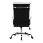 Καρέκλα γραφείου διευθυντη Mavel pakoworld PU λευκό 55x62x100-110εκ