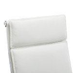 Καρέκλα γραφείου διευθυντη Mavel pakoworld PU λευκό 55x62x100-110εκ