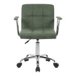 Καρέκλα γραφείου Buleco pakoworld λαδί ύφασμα 56x46x74-86εκ