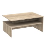 Τραπέζι σαλονιού Kolya pakoworld σε sonoma απόχρωση 90x60x42.3εκ Τραπέζι σαλονιού Kolya pakoworld σε sonoma απόχρωση 90x60x42.3εκ