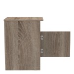 Κομοδίνο Galdi pakoworld σε sonoma truffle απόχρωση 40x45x60εκ Κομοδίνο Galdi pakoworld σε sonoma truffle απόχρωση 40x45x60εκ