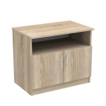 Ντουλάπι χαμηλό Galdow pakoworld σε sonoma απόχρωση 80x45x60εκ Ντουλάπι χαμηλό Galdow pakoworld σε sonoma απόχρωση 80x45x60εκ