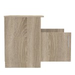 Ντουλάπι χαμηλό Galdow pakoworld σε sonoma απόχρωση 80x45x60εκ Ντουλάπι χαμηλό Galdow pakoworld σε sonoma απόχρωση 80x45x60εκ