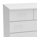 Συρταριέρα Kumode pakoworld σε λευκή απόχρωση 80x45x85εκ Συρταριέρα Kumode pakoworld σε λευκή απόχρωση 80x45x85εκ