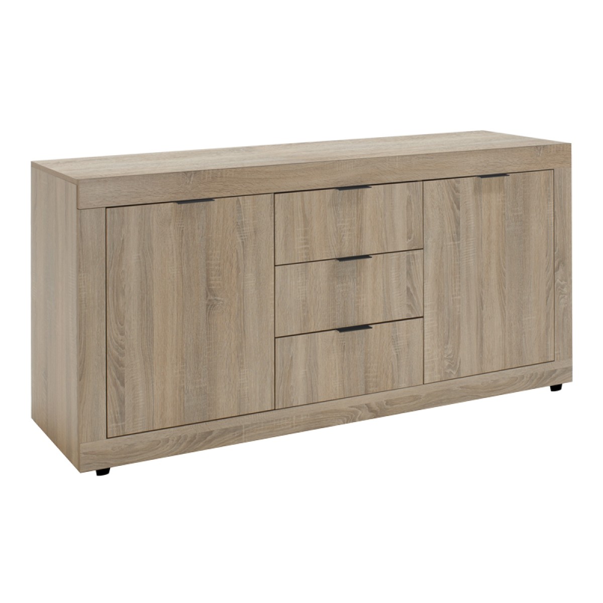 Μπουφές Doha pakoworld σε sonoma απόχρωση 180x45x80.5εκ Μπουφές Doha pakoworld σε sonoma απόχρωση 180x45x80.5εκ