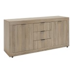 Μπουφές Doha pakoworld σε sonoma απόχρωση 180x45x80.5εκ Μπουφές Doha pakoworld σε sonoma απόχρωση 180x45x80.5εκ