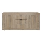 Μπουφές Doha pakoworld σε sonoma απόχρωση 180x45x80.5εκ Μπουφές Doha pakoworld σε sonoma απόχρωση 180x45x80.5εκ