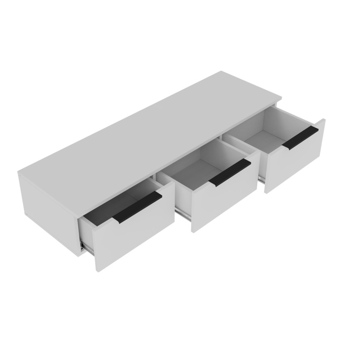 Κονσόλα με 3 συρτάρια Doha pakoworld σε λευκή απόχρωση 120x39x22cm Κονσόλα με 3 συρτάρια Doha pakoworld σε λευκή απόχρωση 120x39x22cm