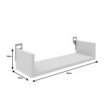 Ραφιέρα τοίχου Derva pakoworld σε oak απόχρωση 45x15x10cm Ραφιέρα τοίχου Derva pakoworld σε oak απόχρωση 45x15x10cm