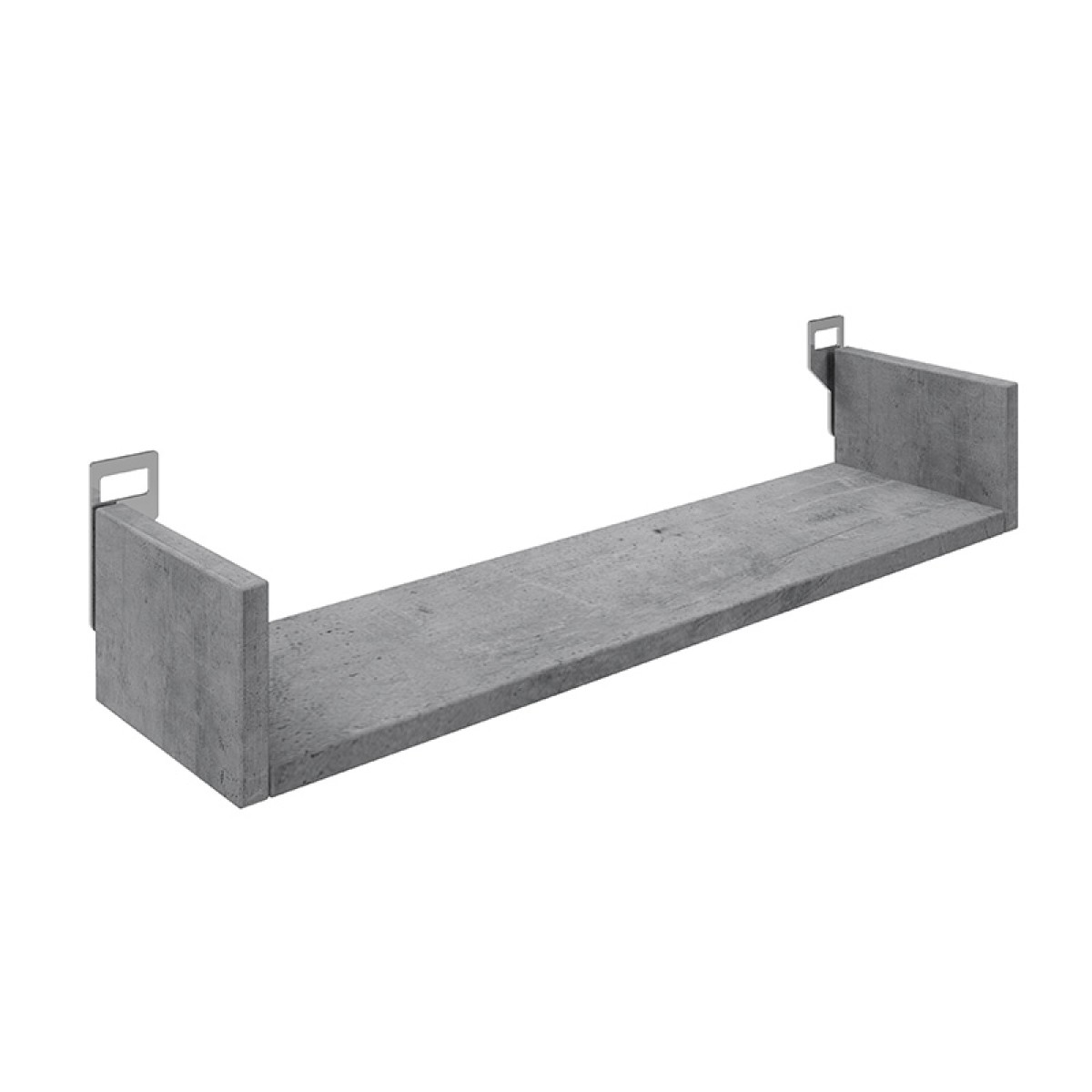 Ραφιέρα τοίχου Derva pakoworld σε cement γκρι απόχρωση 60x15x10cm Ραφιέρα τοίχου Derva pakoworld σε cement γκρι απόχρωση 60x15x10cm
