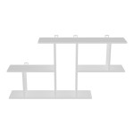 Ραφιέρα τοίχου Vertoura pakoworld σε λευκή απόχρωση 116x18.5x60cm Ραφιέρα τοίχου Vertoura pakoworld σε λευκή απόχρωση 116x18.5x60cm