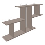 Ραφιέρα τοίχου Vertoura pakoworld σε μόκα απόχρωση 116x18.5x60cm Ραφιέρα τοίχου Vertoura pakoworld σε μόκα απόχρωση 116x18.5x60cm