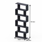 Βιβλιοθήκη Sezen pakoworld σε oak απόχρωση 70x24x191.5εκ Βιβλιοθήκη Sezen pakoworld σε oak απόχρωση 70x24x191.5εκ