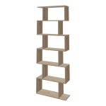 Βιβλιοθήκη Sezen pakoworld σε oak απόχρωση 70x24x191.5εκ Βιβλιοθήκη Sezen pakoworld σε oak απόχρωση 70x24x191.5εκ