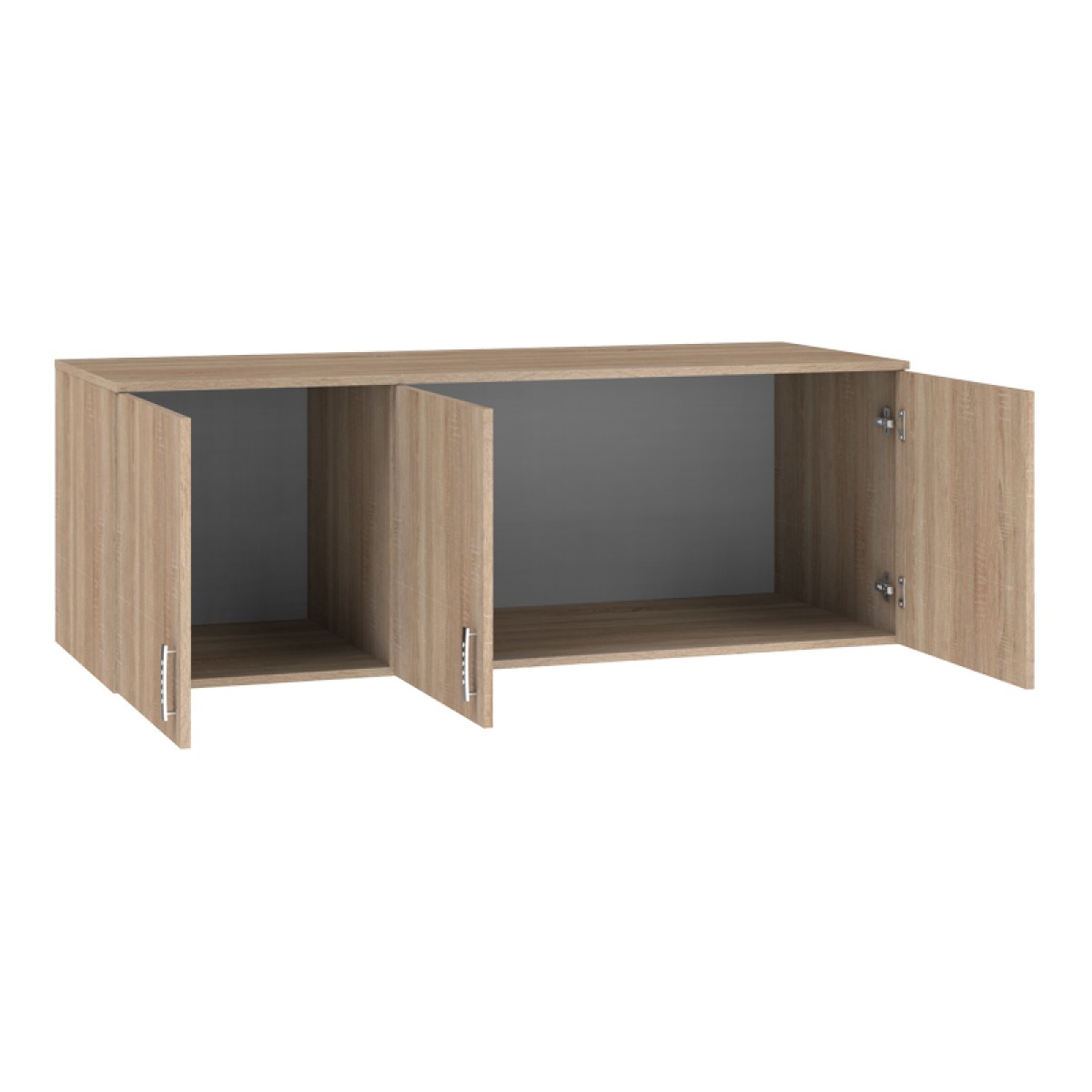 Πατάρι ντουλάπας Royal pakoworld τρίφυλλο sonoma 150x58x53εκ