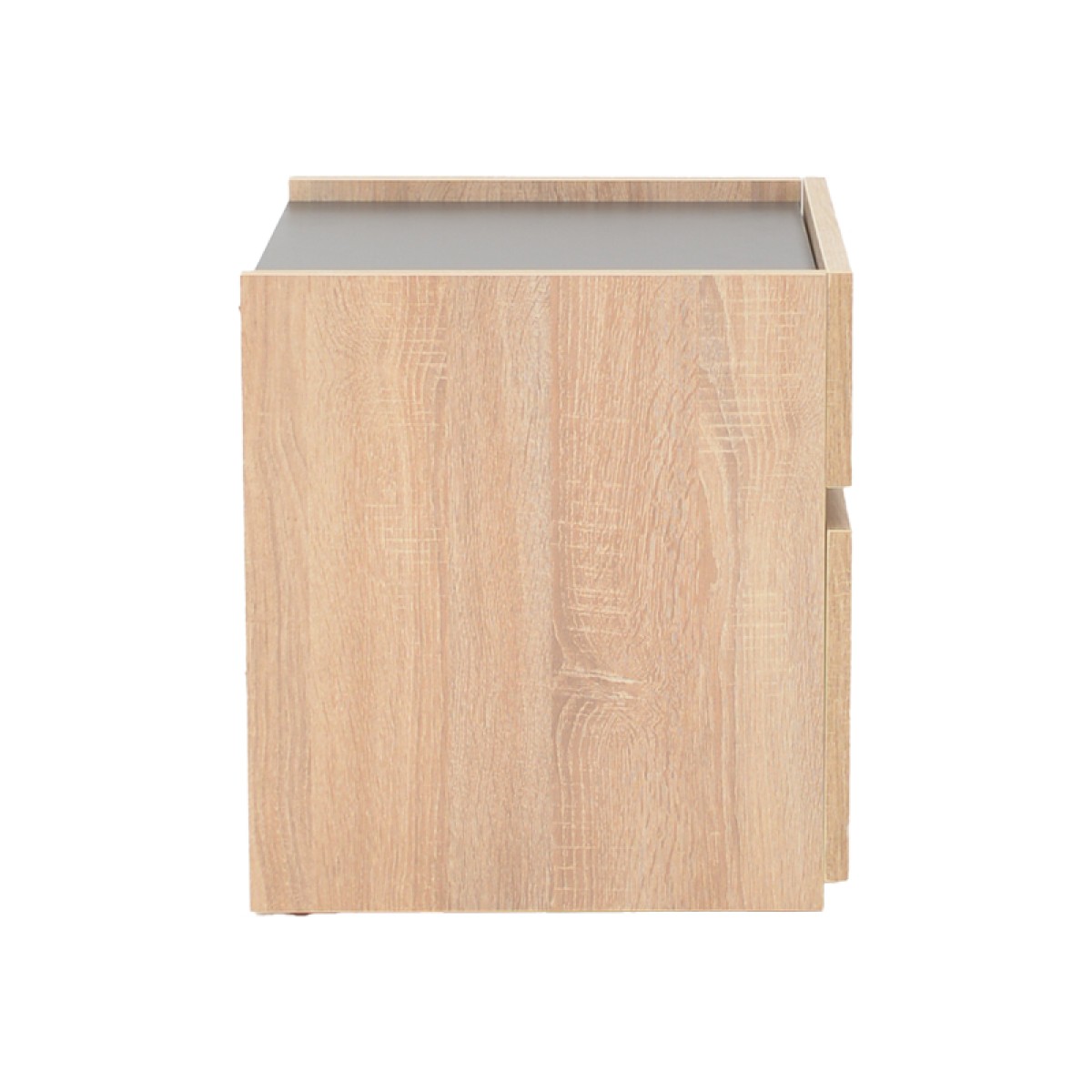 Κομοδίνο Comcie pakoworld σε φυσικό με γκρι απόχρωση 50x42x45.5εκ Κομοδίνο Comcie pakoworld σε φυσικό με γκρι απόχρωση 50x42x45.5εκ