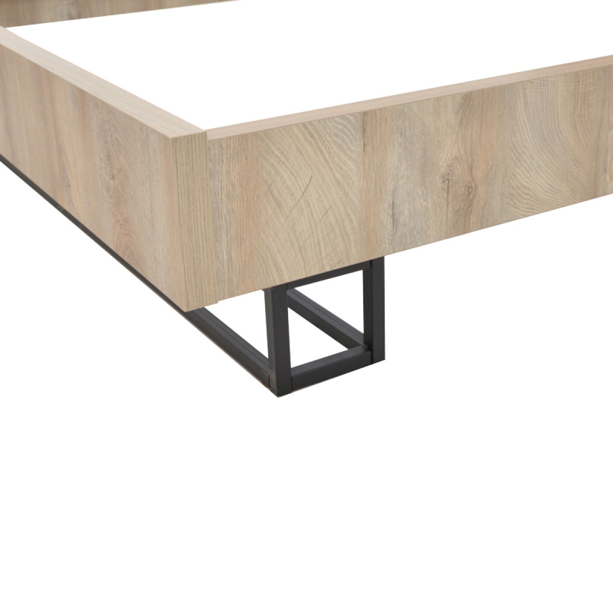 Κρεβάτι διπλό Elencia pakoworld σε oak με γκρι απόχρωση 160x200εκ Κρεβάτι διπλό Elencia pakoworld σε oak με γκρι απόχρωση 160x200εκ