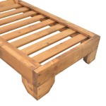Ξαπλώστρα Zalka pakoworld L1 σε καρυδί απόχρωση 66x197x28εκ Ξαπλώστρα Zalka pakoworld L1 σε καρυδί απόχρωση 66x197x28εκ