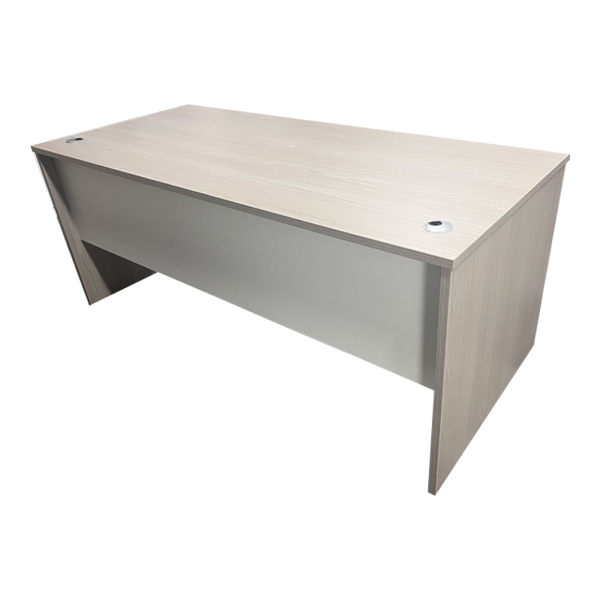 Γραφείο εργασίας Armadi pakoworld σε sonoma-λευκή απόχρωση 180x80x75εκ Γραφείο εργασίας Armadi pakoworld σε sonoma-λευκή απόχρωση 180x80x75εκ
