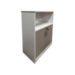 Ντουλάπι γραφείου Armadi pakoworld σε sonoma-λευκή απόχρωση 80x40x120εκ Ντουλάπι γραφείου Armadi pakoworld σε sonoma-λευκή απόχρωση 80x40x120εκ