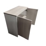 Ντουλάπι γραφείου Armadi pakoworld σε sonoma-λευκή απόχρωση 80x40x80εκ Ντουλάπι γραφείου Armadi pakoworld σε sonoma-λευκή απόχρωση 80x40x80εκ