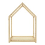 Παιδικό κρεβάτι Nino τ. Montessori pakoworld ξύλο πεύκου σε φυσική απόχρωση 90x190εκ