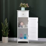 Ντουλάπι-στήλη Chesy pakoworld mdf λευκό 32x30x87εκ