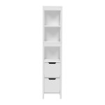 Ντουλάπι-στήλη Kelby pakoworld mdf λευκό 30x30x144εκ