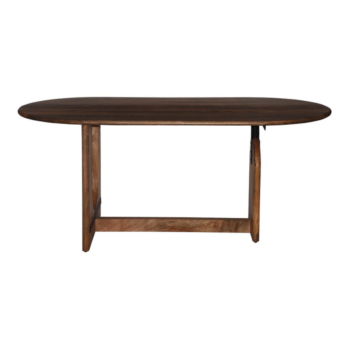Τραπέζι Jenkou pakoworld mango ξύλο σε φυσική απόχρωση 180x90x76εκ