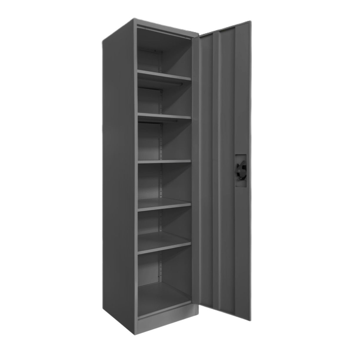 Μεταλλική ντουλάπα-στήλη Koya pakoworld ανθρακί 45x50x180εκ
