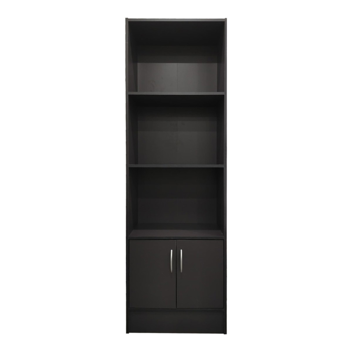 Βιβλιοθήκη Tekaro I pakoworld σε ανθρακί απόχρωση 57x33x180εκ