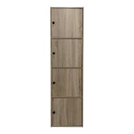Ντουλάπι-στήλη Gabino pakoworld σε sonoma απόχρωση 40x39x158εκ