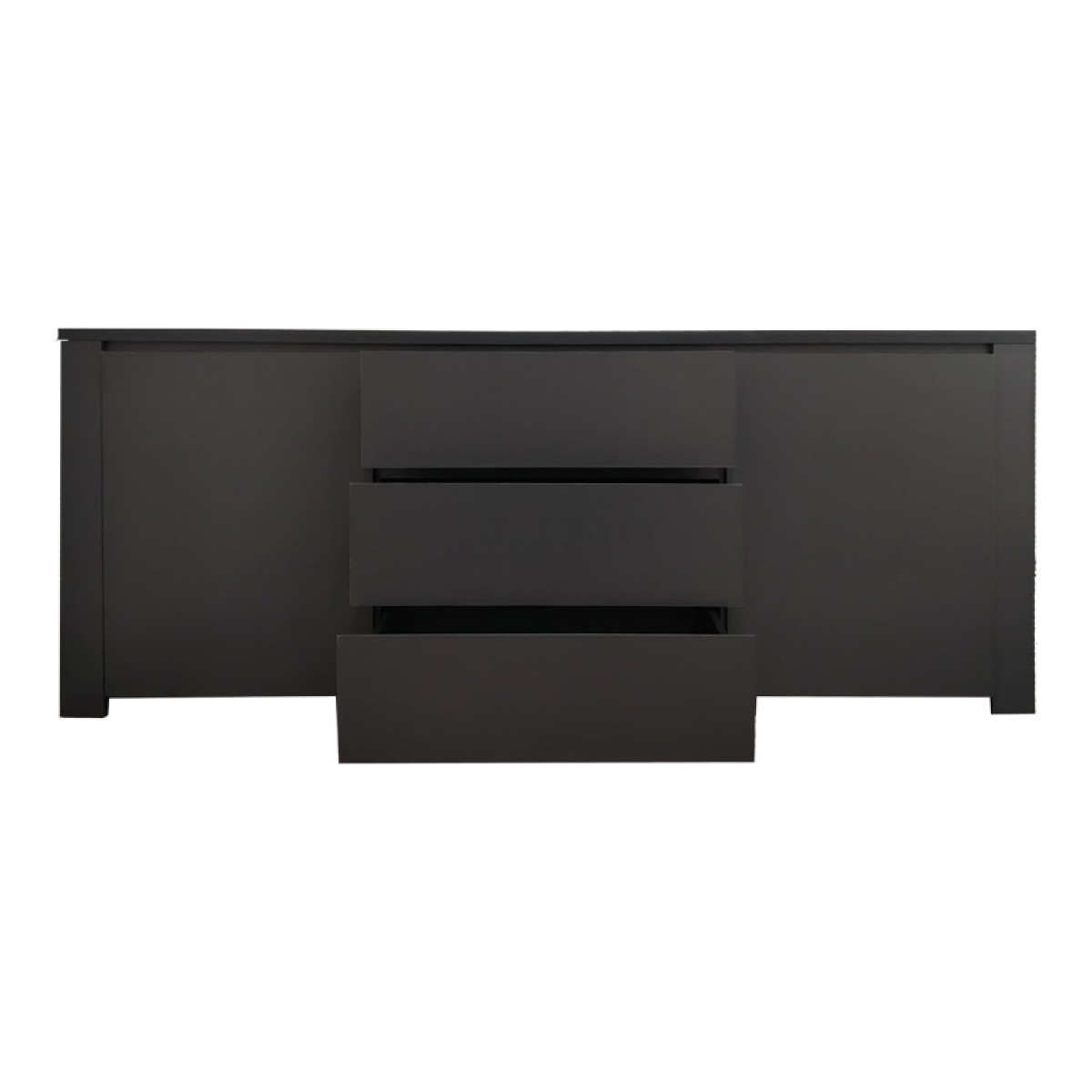 Μπουφές Kalya pakoworld σε ανθρακί απόχρωση 220x49x89.5εκ