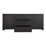 Μπουφές Kalya pakoworld σε ανθρακί απόχρωση 220x49x89.5εκ