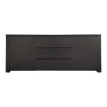Μπουφές Kalya pakoworld σε ανθρακί απόχρωση 220x49x89.5εκ