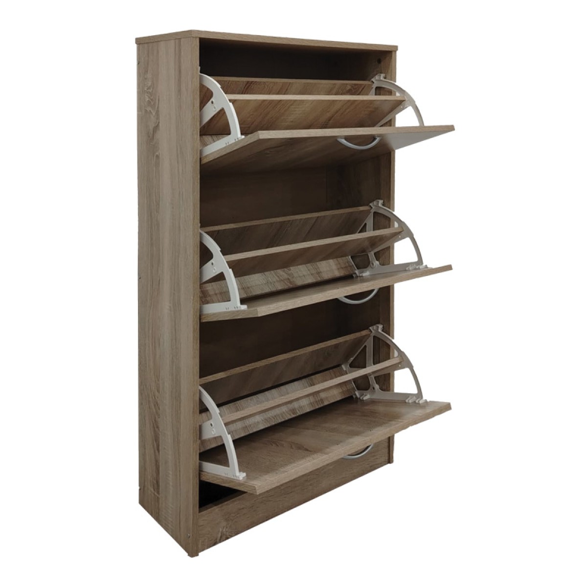 Παπουτσοθήκη Savaz pakoworld σε sonoma απόχρωση 60x24x114εκ