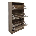 Παπουτσοθήκη Savaz pakoworld σε sonoma απόχρωση 60x24x114εκ