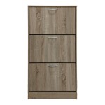 Παπουτσοθήκη Savaz pakoworld σε sonoma απόχρωση 60x24x114εκ