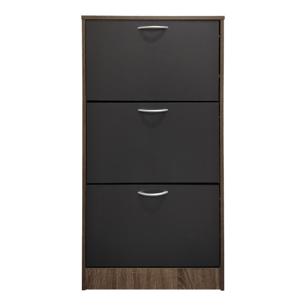 Παπουτσοθήκη Savaz pakoworld σε oak-ανθρακί απόχρωση 60x24x114εκ