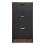 Παπουτσοθήκη Savaz pakoworld σε oak-ανθρακί απόχρωση 60x24x114εκ
