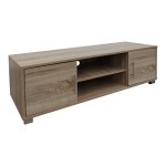 Έπιπλο τηλεόρασης Serank pakoworld σε sonoma απόχρωση 120x40x40εκ