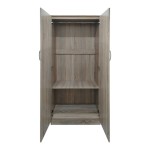 Ντουλάπα δίφυλλη Lego pakoworld σε Sonoma απόχρωση 80x42x180εκ