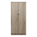 Ντουλάπα δίφυλλη Lego pakoworld σε Sonoma απόχρωση 80x42x180εκ