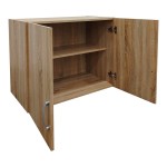 Πατάρι ντουλάπας δίφυλλο Lego pakoworld σε sonoma απόχρωση 80x42x60εκ